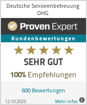 Erfahrungen & Bewertungen zu Deutsche Seniorenbetreuung OHG
